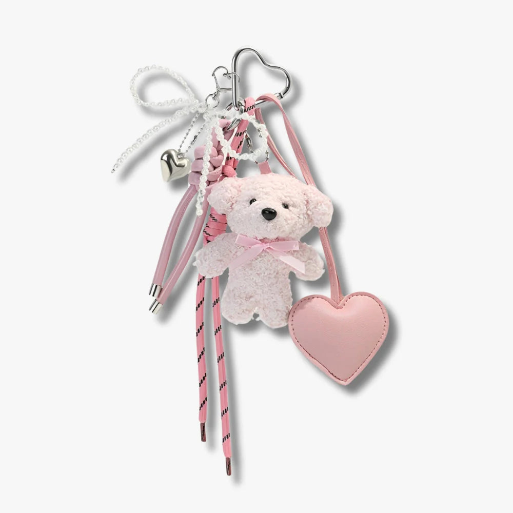 Bear Heart Charm