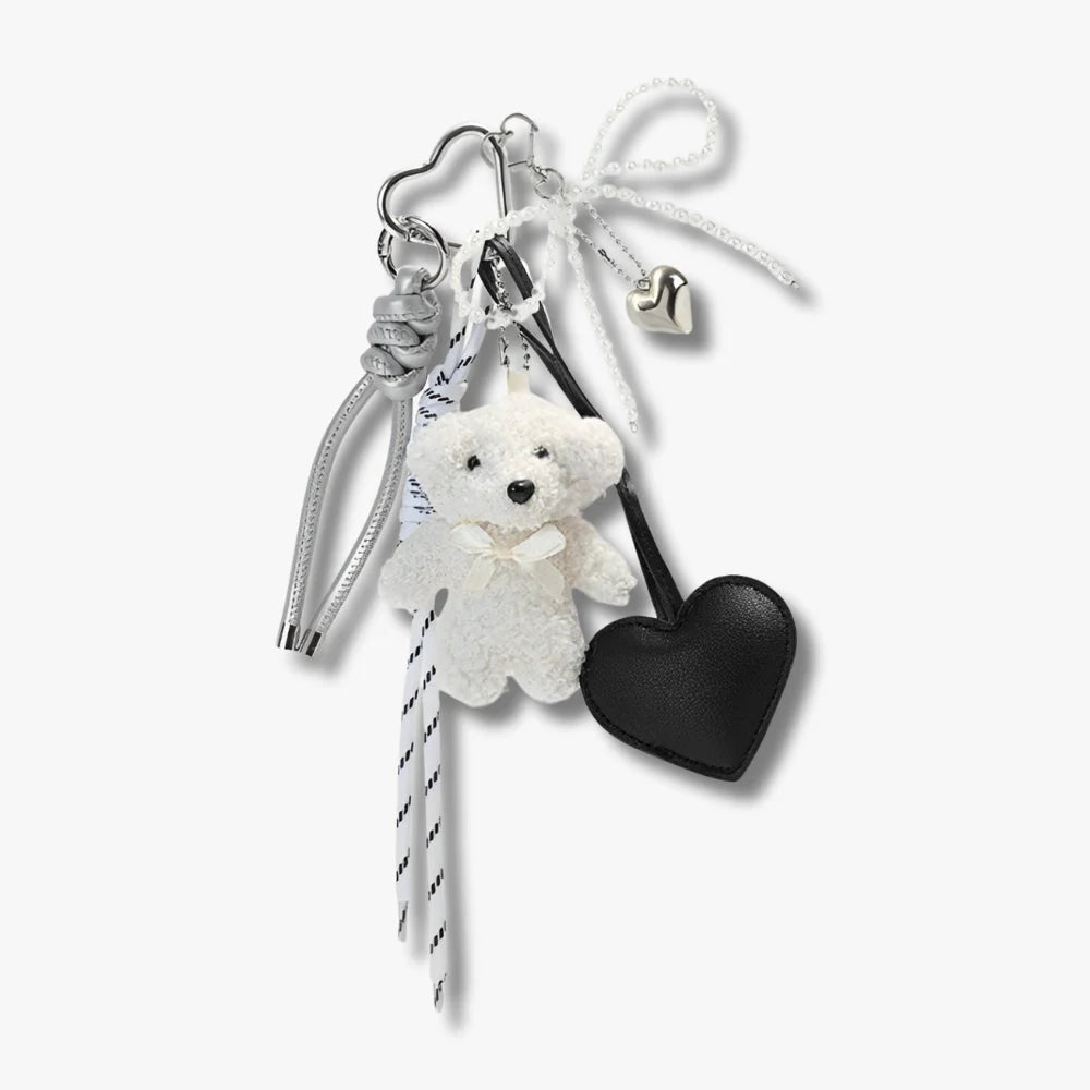 Bear Heart Charm