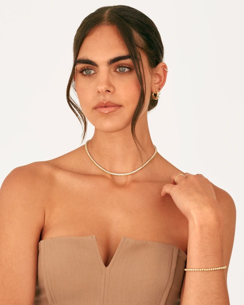 Ana Tennis Necklace - millymane