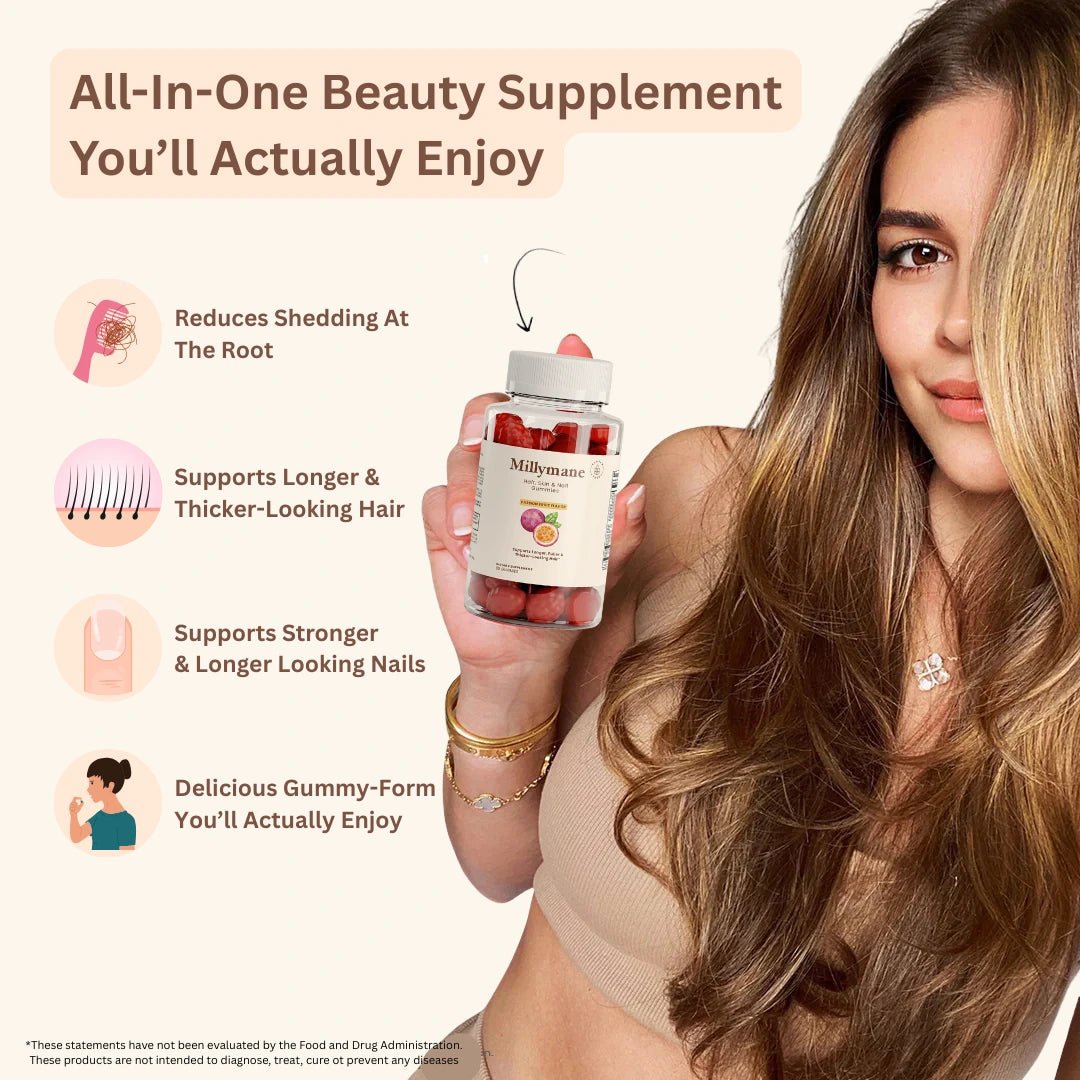 Hair, Skin & Nails Gummies - millymane